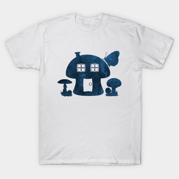 Mushroom House T-Shirt by TheJollyMarten